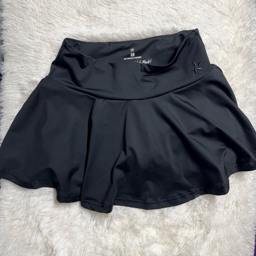 Rebel Athletic black skirt with built in shorts